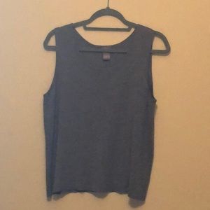 NWT Sigrid Olsen Grey Mix Tank